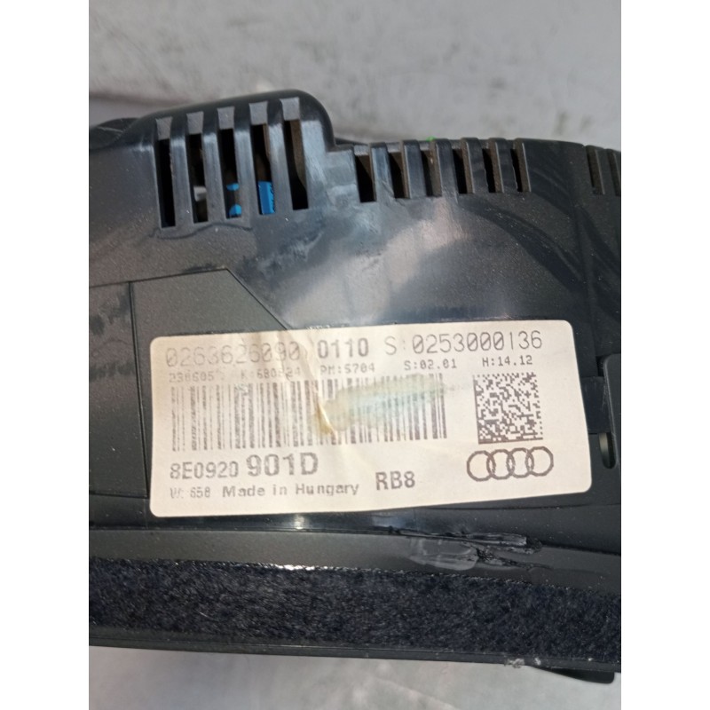 Recambio de cuadro instrumentos para audi a4 b7 avant (8ed) 2.0 tdi 16v referencia OEM IAM 8E0920901D 0263626090 