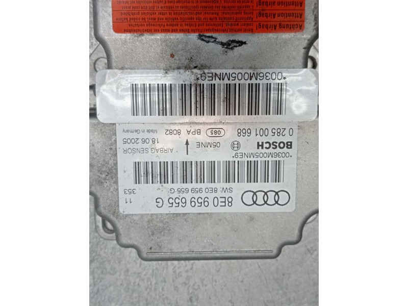 Recambio de kit airbag para audi a4 b7 avant (8ed) 2.0 tdi 16v referencia OEM IAM 8E0959655G 0285001668 