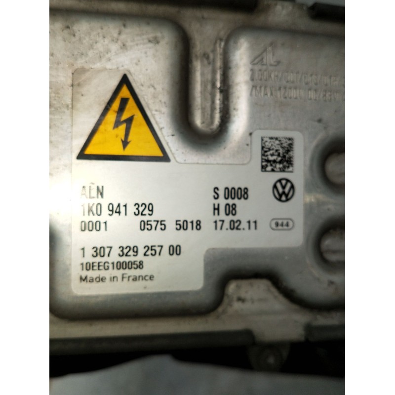 Recambio de faro izquierdo para volkswagen passat cc b6 (357) 2.0 tdi referencia OEM IAM 1K0941329 130732925700 0301239281 3C894