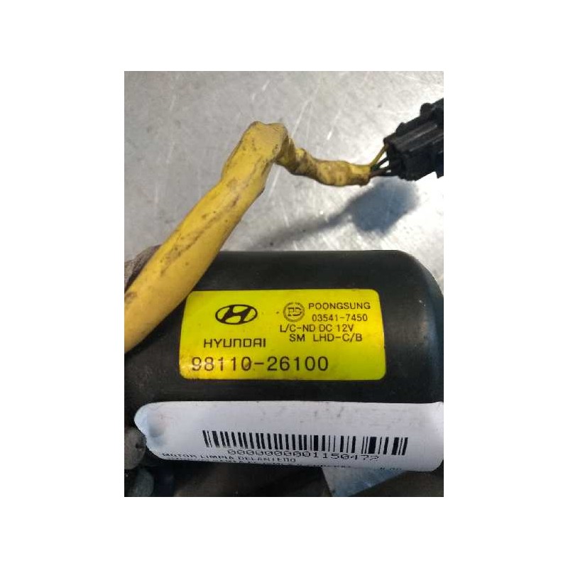 Recambio de motor limpia delantero para hyundai santa fe (sm) 2.0 crdi cat referencia OEM IAM 035417450 9811026100 