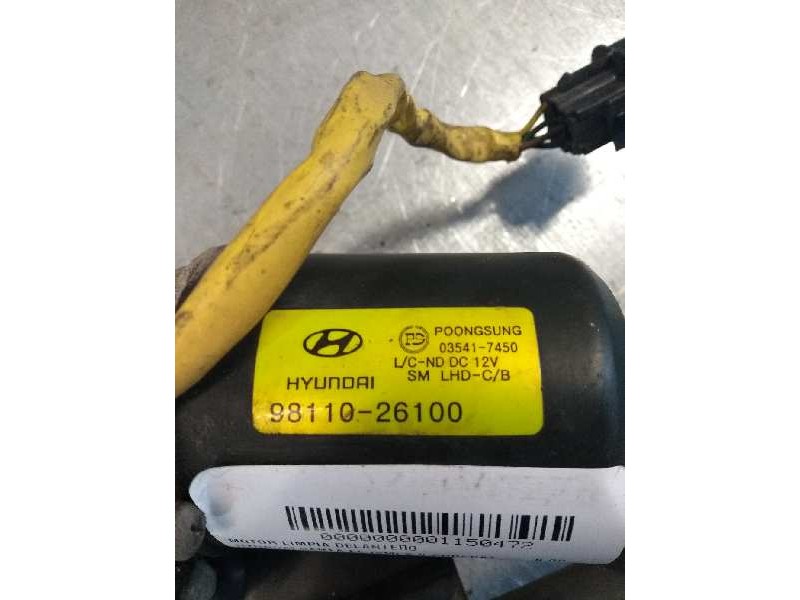 Recambio de motor limpia delantero para hyundai santa fe (sm) 2.0 crdi cat referencia OEM IAM 035417450 9811026100 