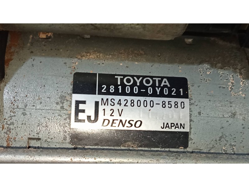 Recambio de motor arranque para toyota yaris 1.3 16v cat referencia OEM IAM MS4280008580 281000Y021 