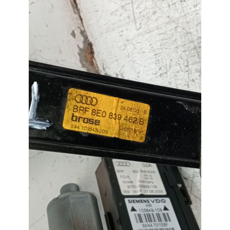 Recambio de elevalunas trasero derecho para audi a4 b7 avant (8ed) 2.0 tdi 16v referencia OEM IAM   