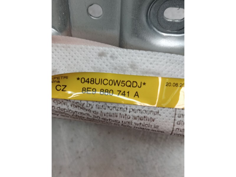 Recambio de airbag cortina delantero izquierdo para audi a4 b7 avant (8ed) 2.0 tdi 16v referencia OEM IAM 8E9880741A  