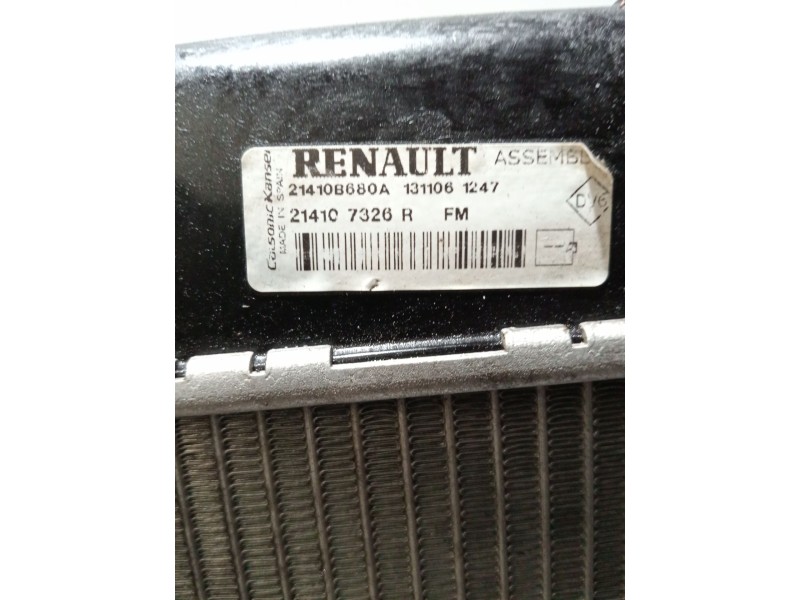 Recambio de radiador agua para renault captur i (j5_, h5_) 1.2 tce 120 referencia OEM IAM 214107326R  