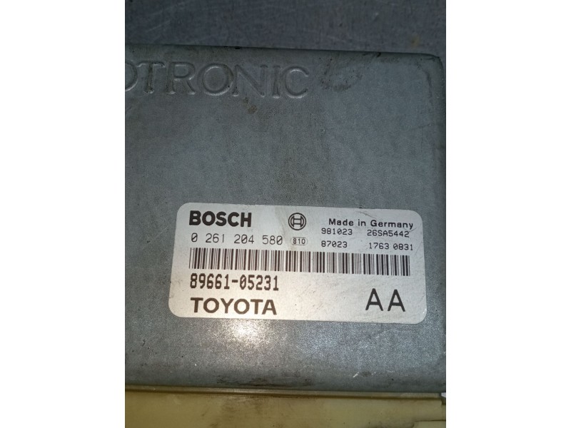 Recambio de centralita motor uce para toyota avensis (_t22_) 1.6 (at220_) referencia OEM IAM 0261204580 8966105231 