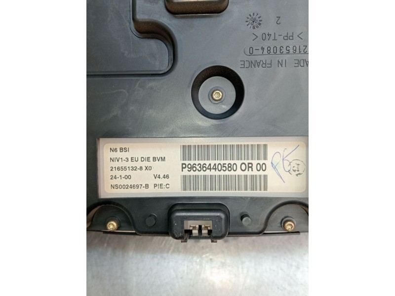 Recambio de cuadro instrumentos para citroën xsara (n1) 1.9 td referencia OEM IAM P9636440580  