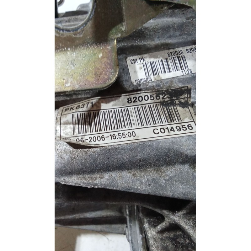 Recambio de caja cambios para nissan primastar furgoneta (x83) 1.9 dci 100 referencia OEM IAM PK6371 6v C014956