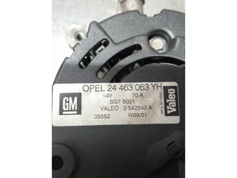 Recambio de alternador para opel astra g classic caravan (f35) 1.6 referencia OEM IAM 24463063YH 2542543A 