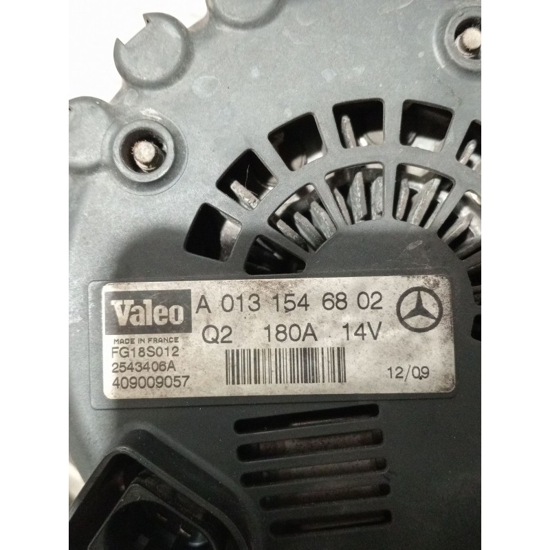 Recambio de alternador para mercedes-benz clase e (w212) e 220 cdi / bluetec (212.001, 212.002) referencia OEM IAM A0131546802 2