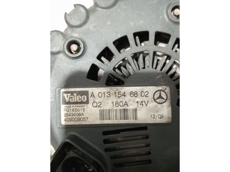 Recambio de alternador para mercedes-benz clase e (w212) e 220 cdi / bluetec (212.001, 212.002) referencia OEM IAM A0131546802 2
