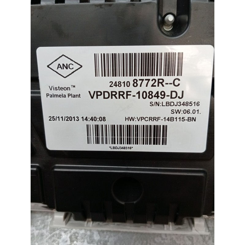 Recambio de cuadro instrumentos para renault captur i (j5_, h5_) 1.2 tce 120 referencia OEM IAM 248108772R VODRRF10849DJ 
