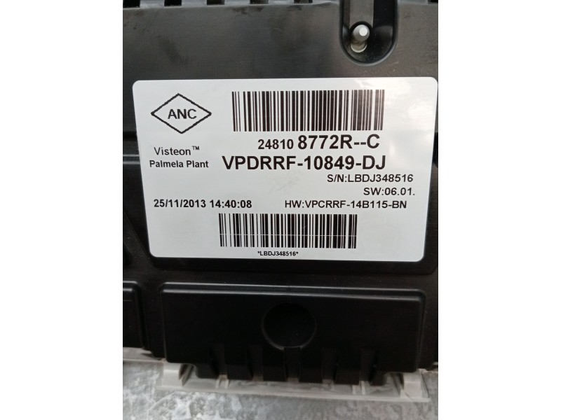 Recambio de cuadro instrumentos para renault captur i (j5_, h5_) 1.2 tce 120 referencia OEM IAM 248108772R VODRRF10849DJ 