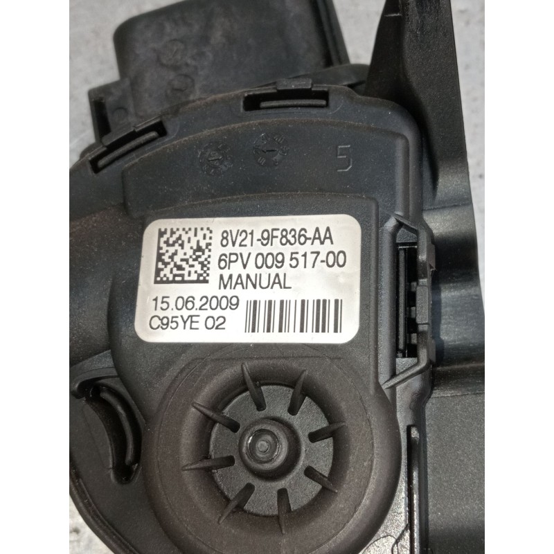 Recambio de potenciometro pedal para ford fiesta vi (cb1, ccn) 1.6 tdci referencia OEM IAM 8V219F836AA 6PV00951700 
