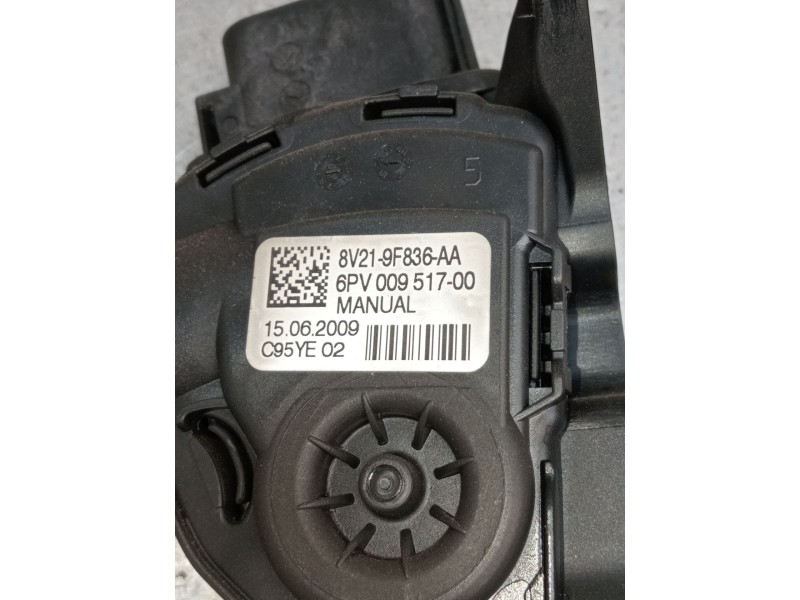 Recambio de potenciometro pedal para ford fiesta vi (cb1, ccn) 1.6 tdci referencia OEM IAM 8V219F836AA 6PV00951700 