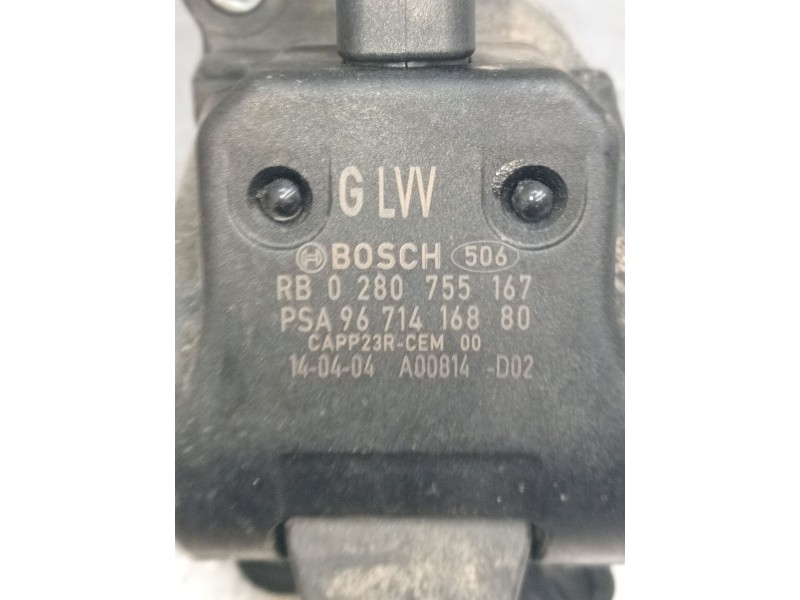 Recambio de potenciometro pedal para peugeot partner tepee 1.6 hdi 90 referencia OEM IAM 0280755167 9671416880 