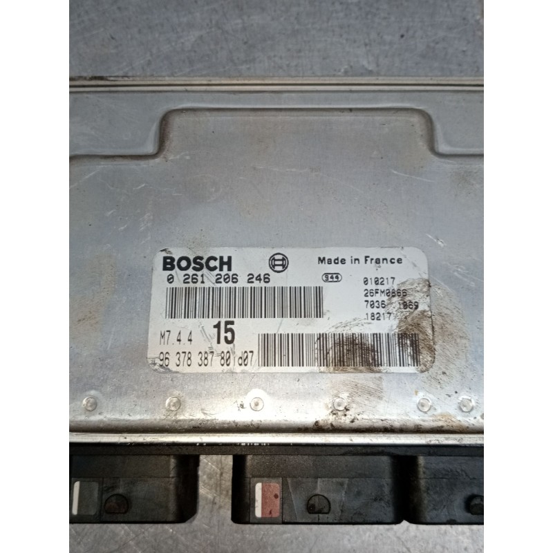 Recambio de centralita motor uce para citroën saxo (s0, s1) 1.1 x, sx referencia OEM IAM 0261206246 9637838780 