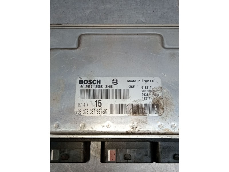 Recambio de centralita motor uce para citroën saxo (s0, s1) 1.1 x, sx referencia OEM IAM 0261206246 9637838780 