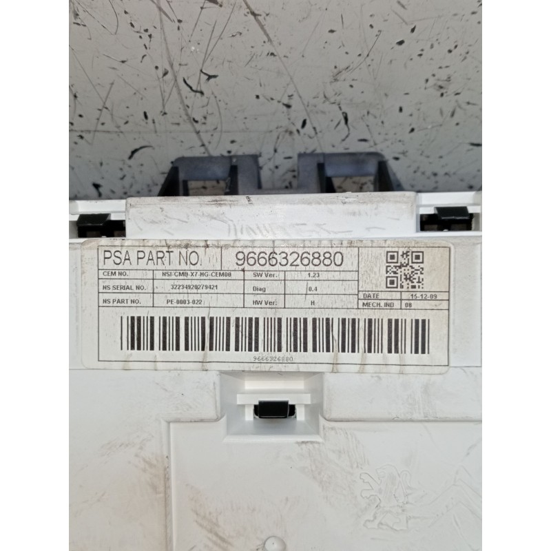 Recambio de cuadro instrumentos para citroën c5 iii (rd_) 2.0 hdi 140 referencia OEM IAM 9666326880  