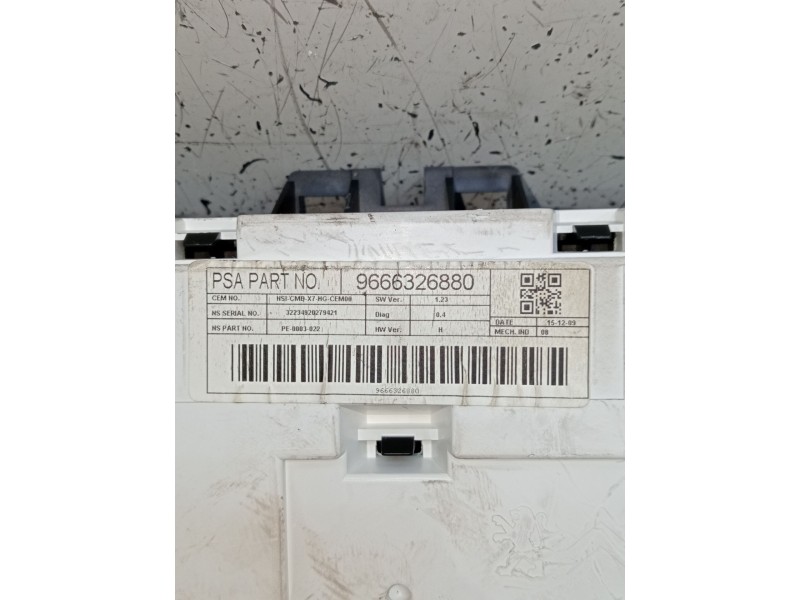 Recambio de cuadro instrumentos para citroën c5 iii (rd_) 2.0 hdi 140 referencia OEM IAM 9666326880  
