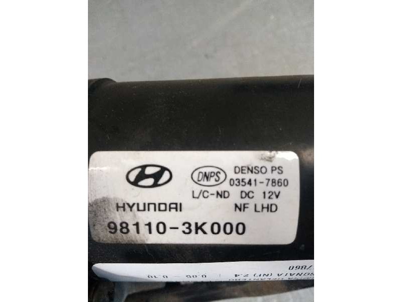 Recambio de motor limpia delantero para hyundai sonata (nf) 2.4 referencia OEM IAM 035417860 981103K000 