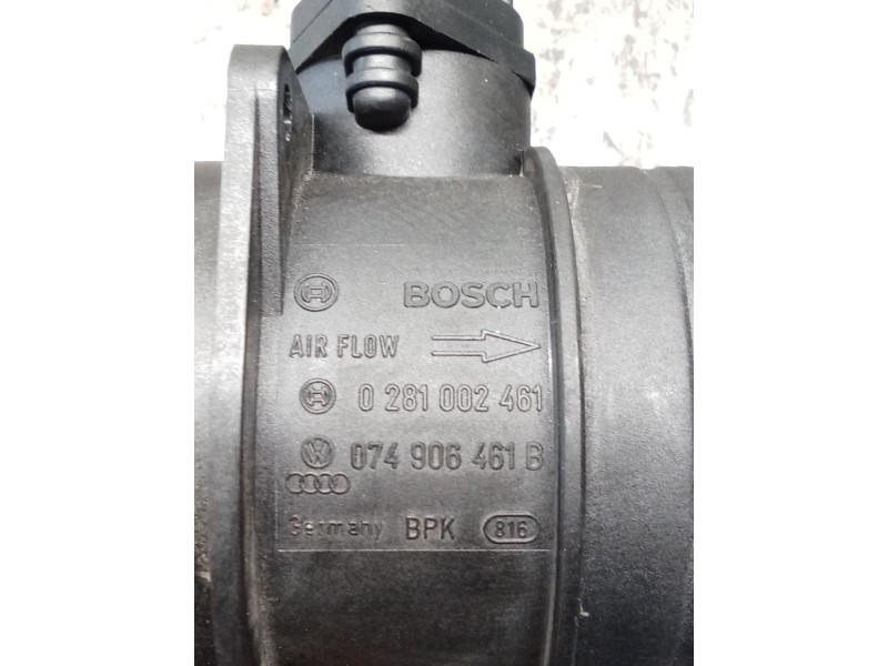 Recambio de caudalimetro para audi a4 b7 avant (8ed) 2.0 tdi 16v referencia OEM IAM 0281002461 074906461B 