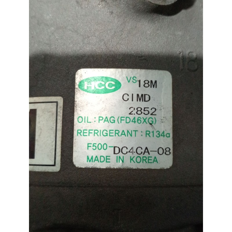 Recambio de compresor aire acondicionado para kia magentis ii (mg) 2.0 crdi referencia OEM IAM F500DC4CA08  