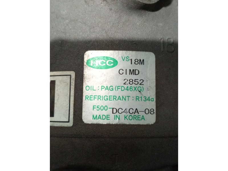 Recambio de compresor aire acondicionado para kia magentis ii (mg) 2.0 crdi referencia OEM IAM F500DC4CA08  