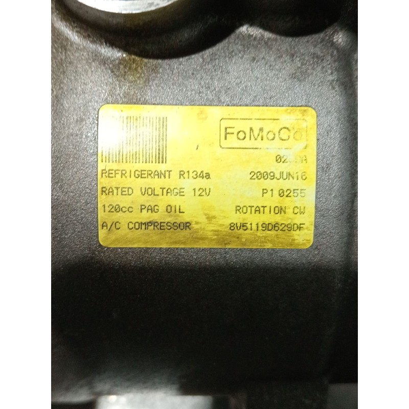 Recambio de compresor aire acondicionado para ford fiesta vi (cb1, ccn) 1.6 tdci referencia OEM IAM 8V5119D629DF  