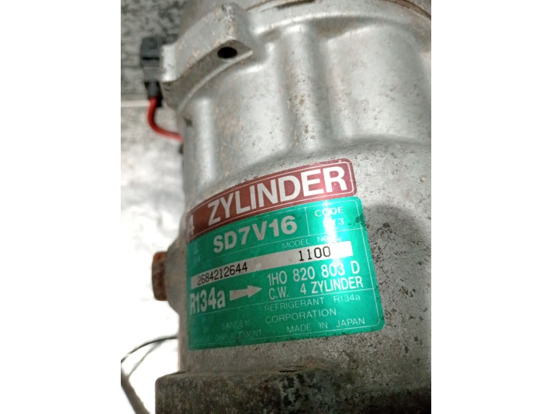 Recambio de compresor aire acondicionado para seat toledo i (1l2) 1.9 tdi referencia OEM IAM 1H0820803D  