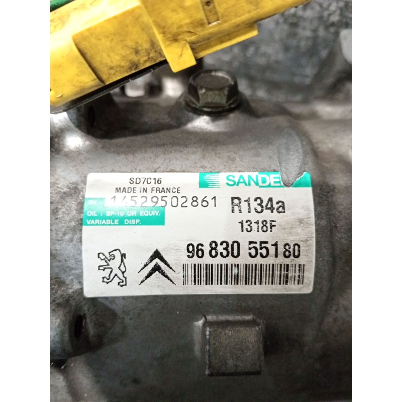 Recambio de compresor aire acondicionado para peugeot 607 (9d, 9u) 2.0 hdi referencia OEM IAM 9683055180  