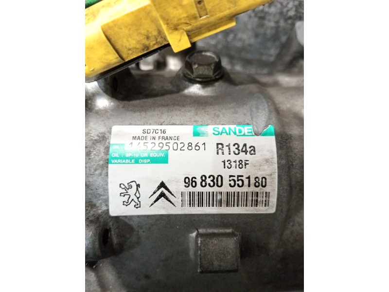 Recambio de compresor aire acondicionado para peugeot 607 (9d, 9u) 2.0 hdi referencia OEM IAM 9683055180  