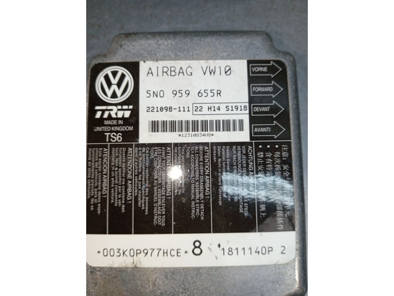 Recambio de kit airbag para volkswagen passat cc b6 (357) 2.0 tdi referencia OEM IAM 5N0959655R 221098111 