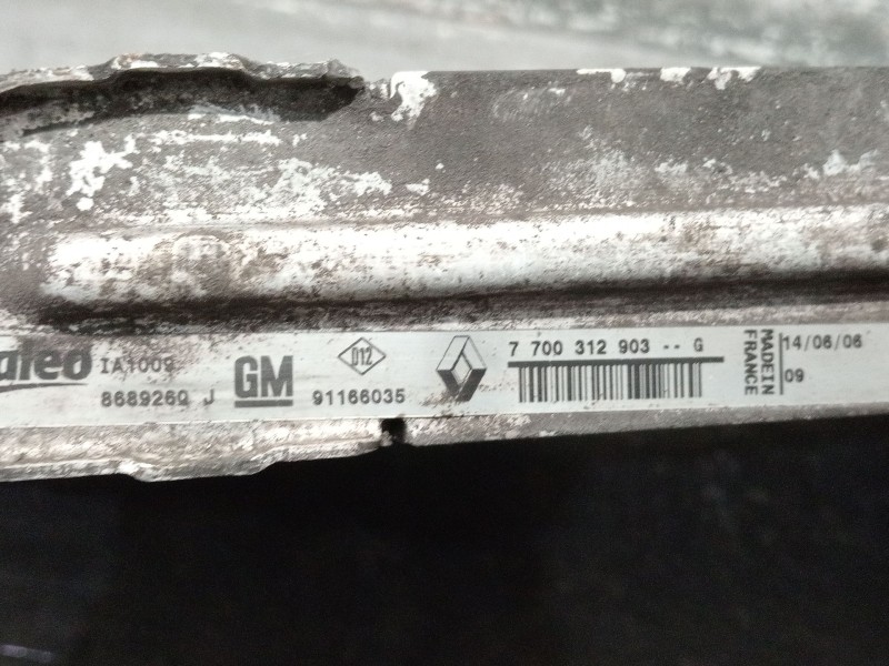 Recambio de intercooler para nissan primastar furgoneta (x83) 1.9 dci 100 referencia OEM IAM 7700312903 868926Q 