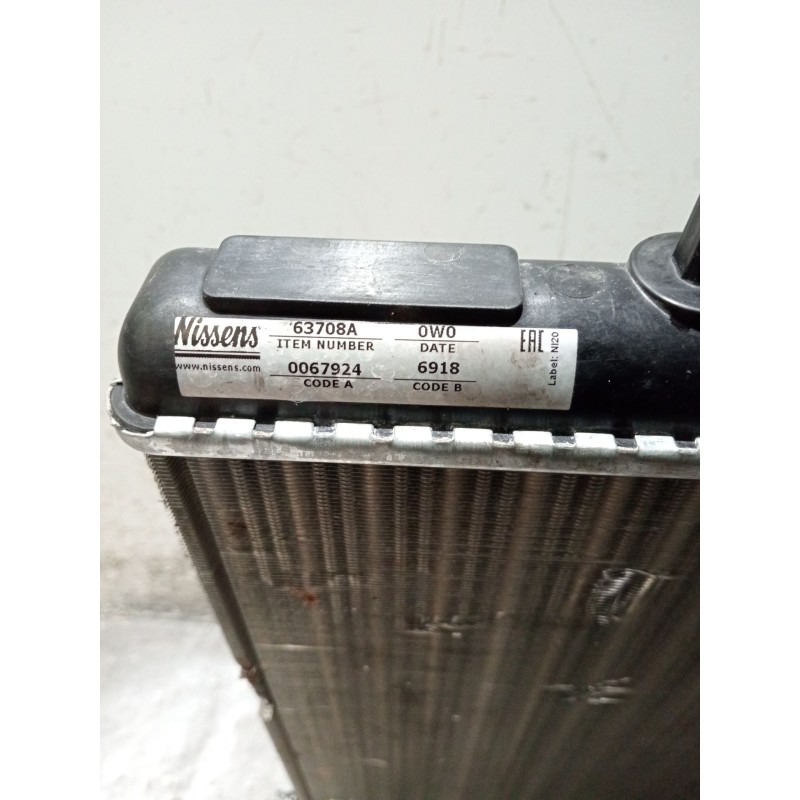 Recambio de radiador agua para peugeot 206 hatchback (2a/c) 1.4 i referencia OEM IAM 63708A  