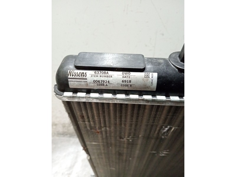 Recambio de radiador agua para peugeot 206 hatchback (2a/c) 1.4 i referencia OEM IAM 63708A  