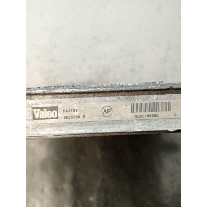 Recambio de radiador agua para peugeot 206 hatchback (2a/c) 1.9 d referencia OEM IAM 9625186680 862536A 