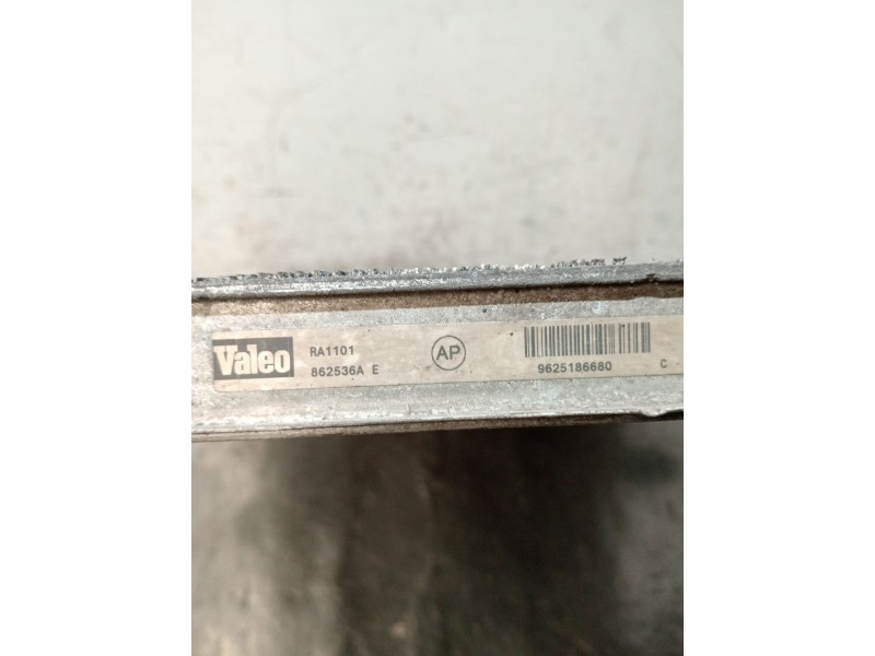 Recambio de radiador agua para peugeot 206 hatchback (2a/c) 1.9 d referencia OEM IAM 9625186680 862536A 