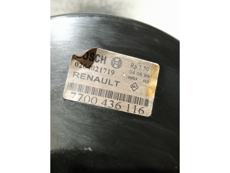 Recambio de servofreno para renault laguna i (b56_, 556_) 1.9 dti (b56j) referencia OEM IAM 7700436116 0204021719 