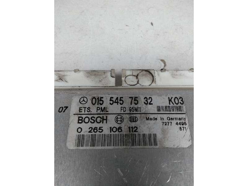 Recambio de centralita abs para mercedes clase e (w210) berlina diesel 3.0 diesel cat referencia OEM IAM 0265106112 0155457532 F