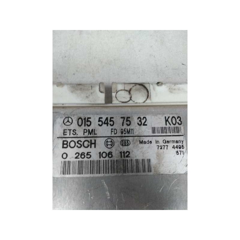 Recambio de centralita abs para mercedes clase e (w210) berlina diesel 3.0 diesel cat referencia OEM IAM 0265106112 0155457532 F