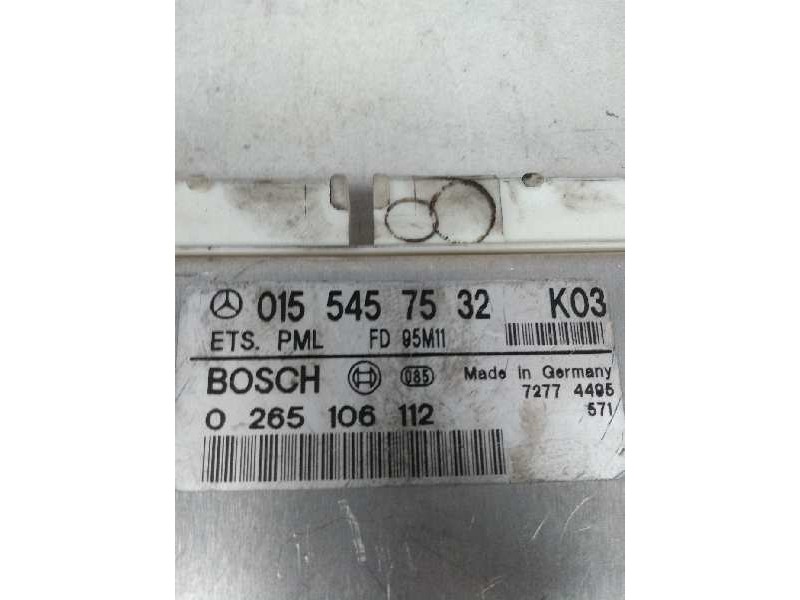 Recambio de centralita abs para mercedes clase e (w210) berlina diesel 3.0 diesel cat referencia OEM IAM 0265106112 0155457532 F