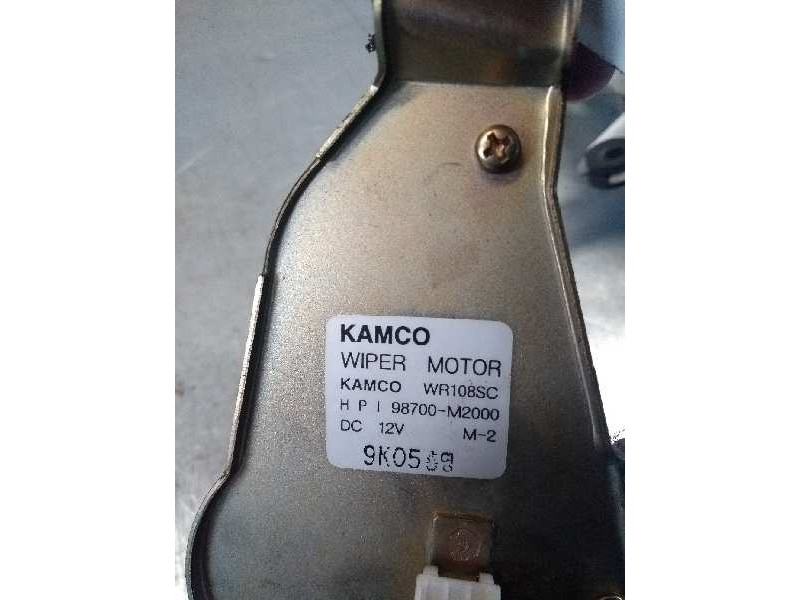 Recambio de motor limpia trasero para hyundai santamo gl referencia OEM IAM WR108SC 98700M2000 