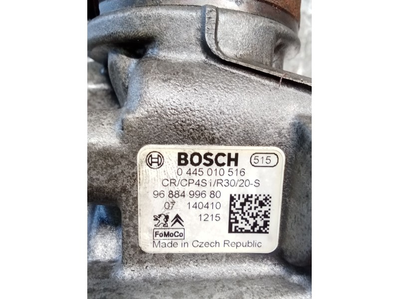 Recambio de bomba inyeccion para peugeot partner tepee 1.6 hdi 90 referencia OEM IAM 0445010516 9688499680 BOSCH