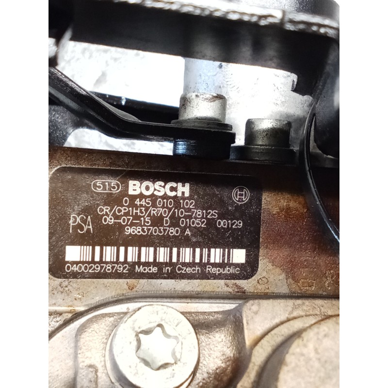 Recambio de bomba inyeccion para peugeot 308 sw i (4e_, 4h_) 1.6 hdi referencia OEM IAM 0445010102 9683703780A BOSCH