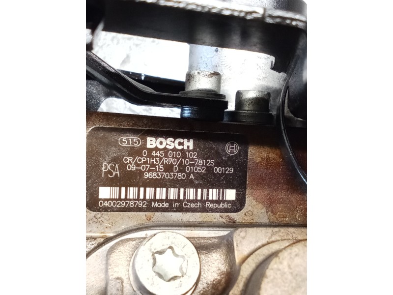 Recambio de bomba inyeccion para peugeot 308 sw i (4e_, 4h_) 1.6 hdi referencia OEM IAM 0445010102 9683703780A BOSCH