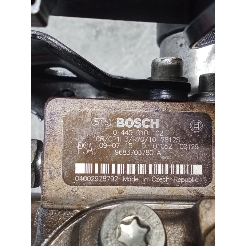 Recambio de bomba inyeccion para peugeot 308 sw i (4e_, 4h_) 1.6 hdi referencia OEM IAM 0445010102 9683703780A BOSCH
