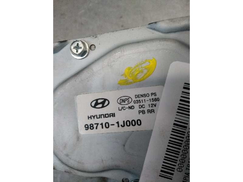 Recambio de motor limpia trasero para hyundai i20 1.2 cat referencia OEM IAM 035111560 987101J000 