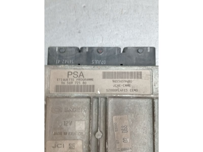 Recambio de centralita motor uce para peugeot 206 hatchback (2a/c) 1.4 i referencia OEM IAM 9656972580 9655659480 