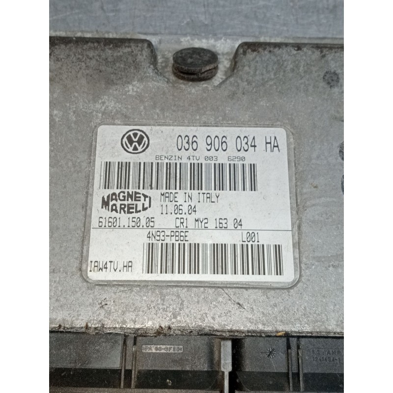 Recambio de centralita motor uce para seat cordoba (6l2) 1.4 16v referencia OEM IAM 036906034 6160115005 IAW4TVHA